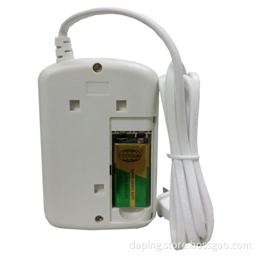 dual voltage co detector both plug and battery operated with LCD display